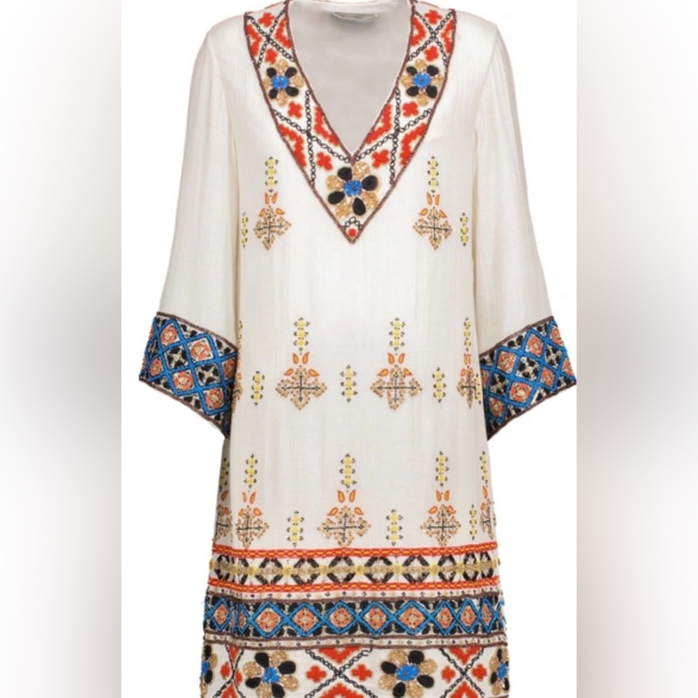 Alice and Olivia beaded mini dress